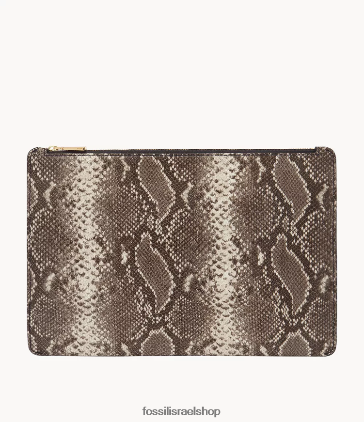 Fossil נשים כִּיס L8J0B61997 ארנק הדפס נחש