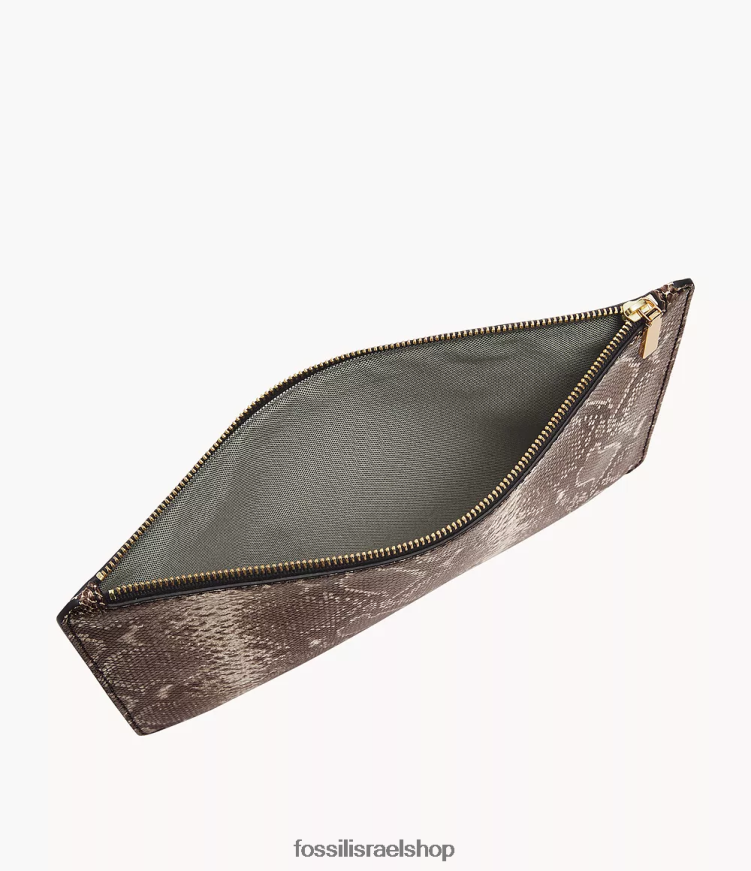 Fossil נשים כִּיס L8J0B61997 ארנק הדפס נחש