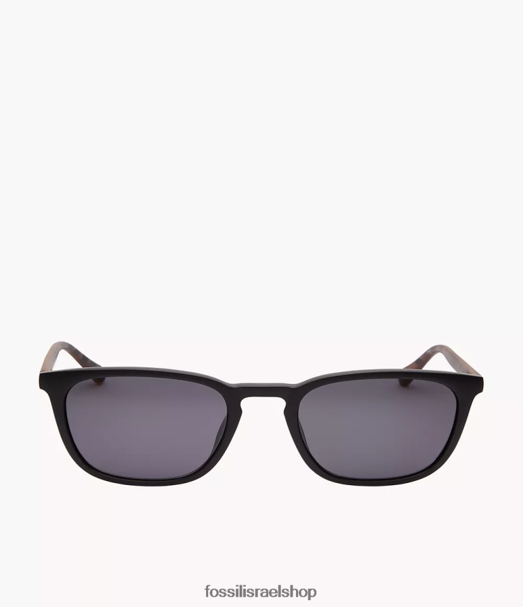 Fossil גברים משקפי שמש מלבני אנדרסון L8J0B62013 אבזר אפור