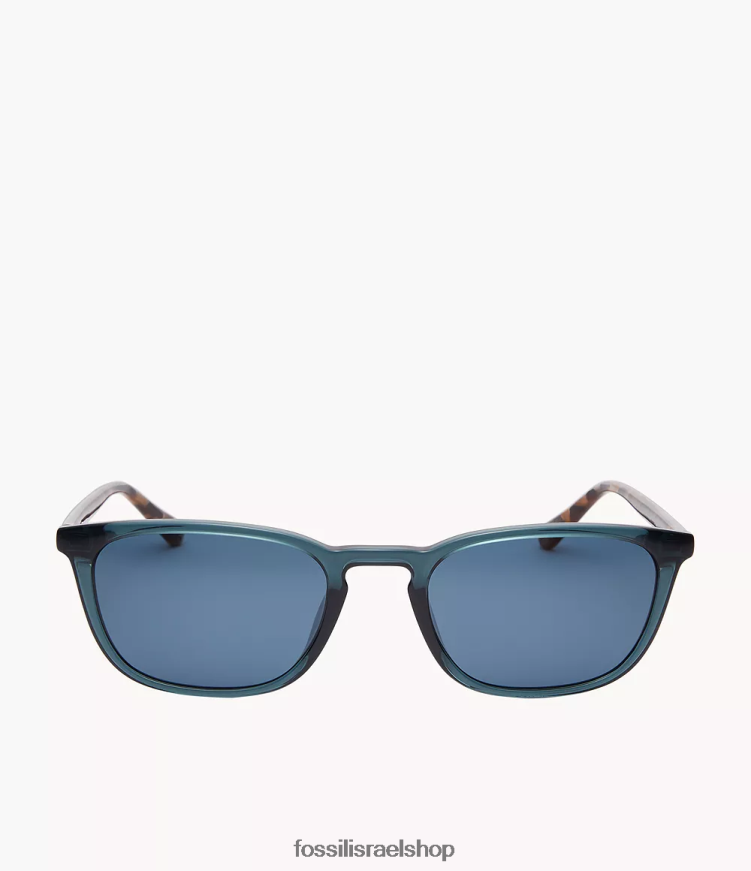 Fossil גברים משקפי שמש מלבני אנדרסון L8J0B62014 אבזר כְּחוֹל