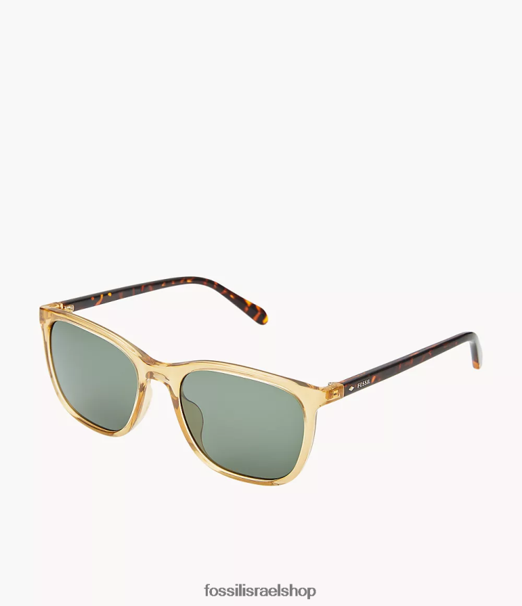 Fossil גברים משקפי שמש מלבן ג'וליאן L8J0B62032 אבזר ירוק