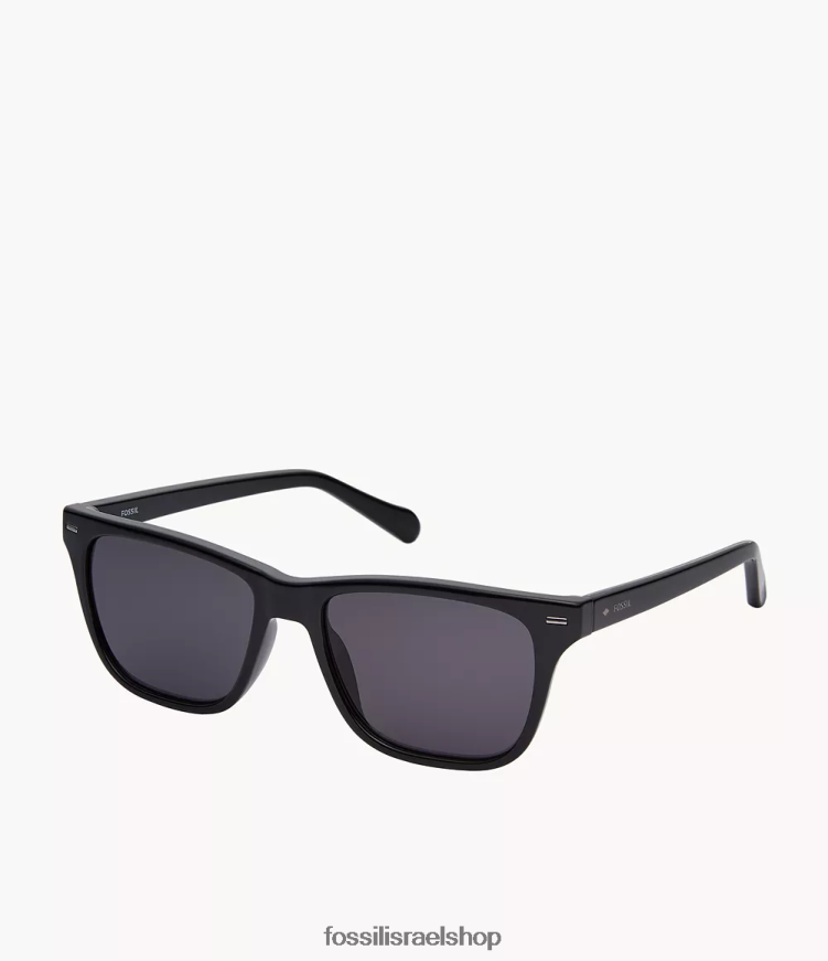 Fossil גברים משקפי שמש מלבניים בארות L8J0B62036 אבזר אפור