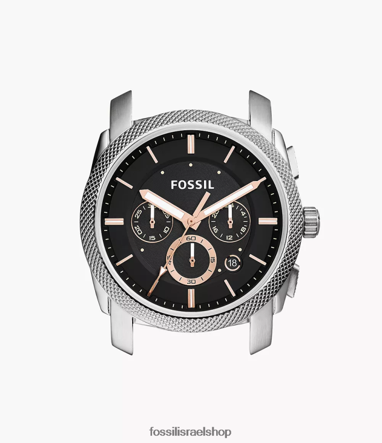 Fossil גברים מארז נירוסטה למכונה כרונוגרף L8J0B62042 אבזר שָׁחוֹר