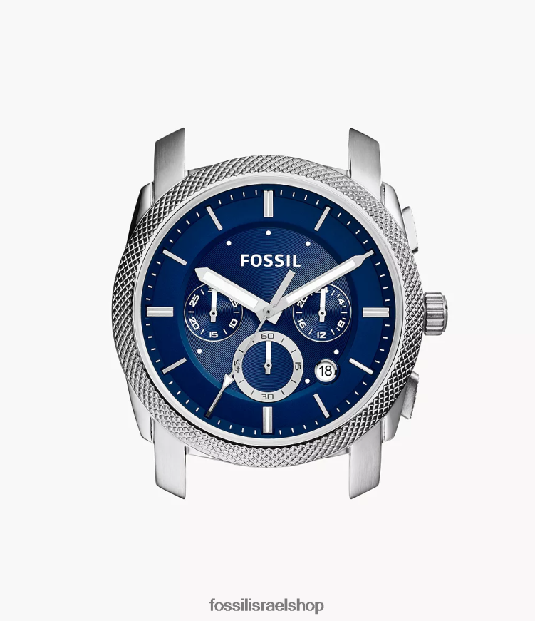 Fossil גברים מארז נירוסטה למכונה כרונוגרף L8J0B62044 אבזר כְּחוֹל