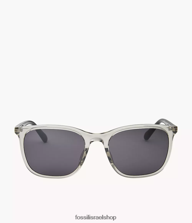 Fossil גברים משקפי שמש מלבן ג'וליאן L8J0B62064 אבזר אפור