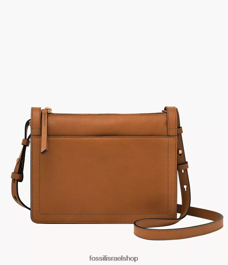 Fossil נשים טארין מוצלב L8J0B6287 תיק חום