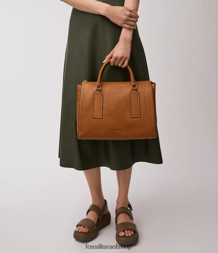 Fossil נשים ילקוט פרקר L8J0B6291 תיק אוּכָּף