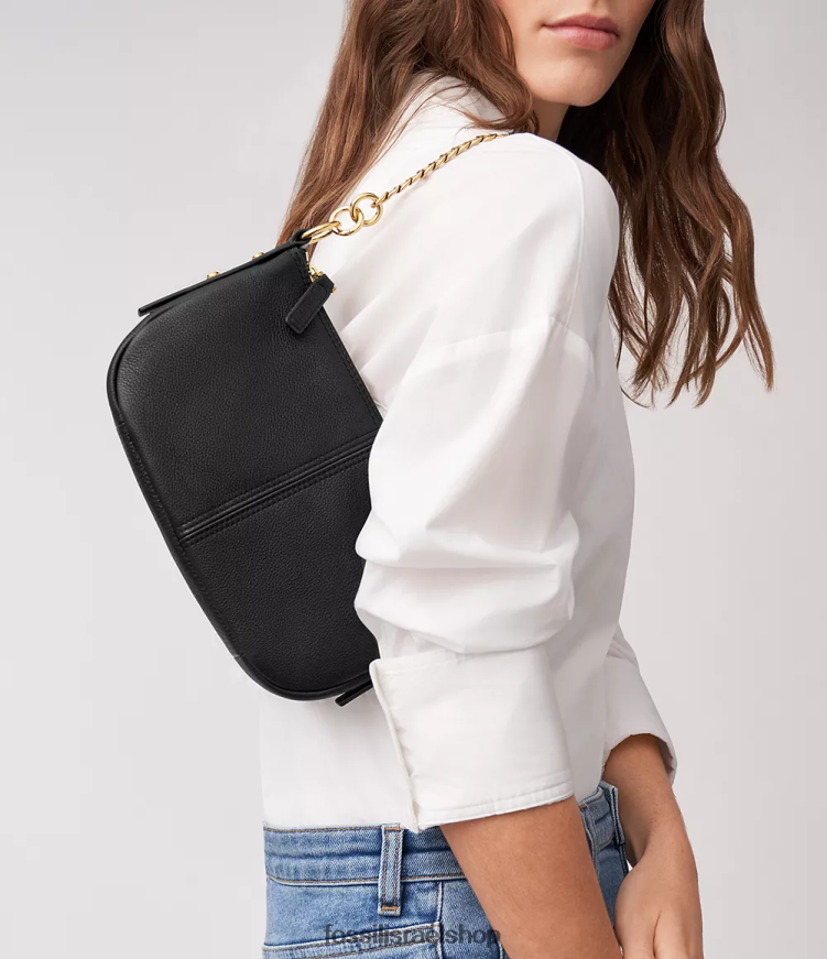 Fossil נשים בגט ג'ולי L8J0B6296 תיק שָׁחוֹר