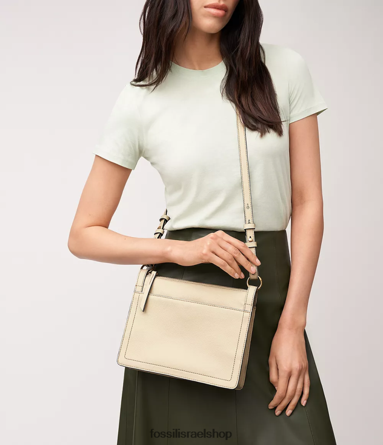 Fossil נשים טארין מוצלב L8J0B6302 תיק לבן