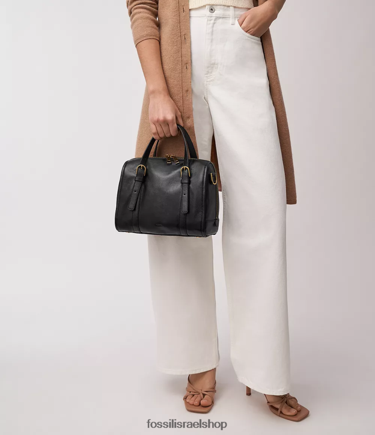 Fossil נשים ילקוט קרלי L8J0B6304 תיק שָׁחוֹר