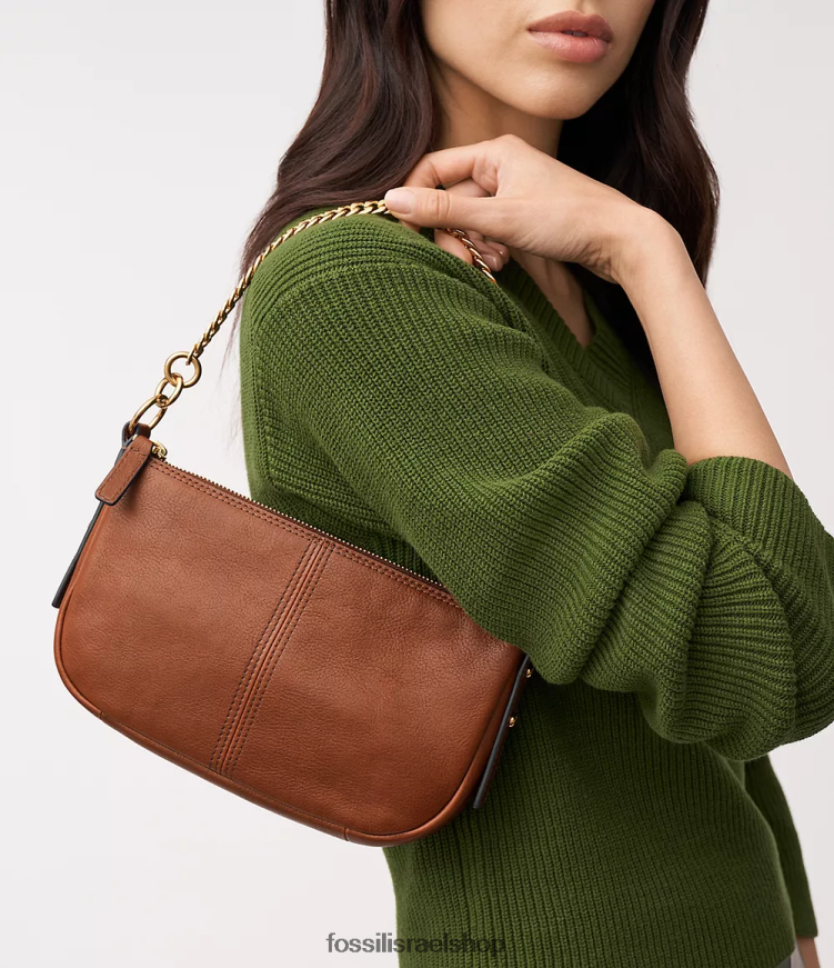 Fossil נשים בגט ג'ולי L8J0B6328 תיק חום