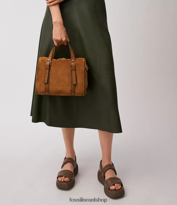 Fossil נשים ילקוט קרלי L8J0B6343 תיק אוּכָּף