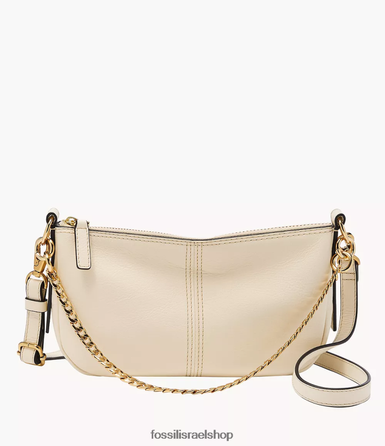 Fossil נשים בגט ג'ולי L8J0B6356 תיק לבן