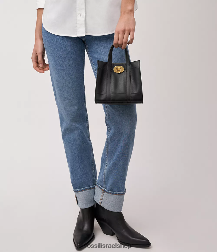 Fossil נשים תיק מיני של כרמן L8J0B6357 תיק שָׁחוֹר