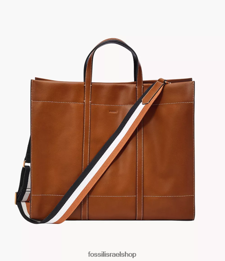 Fossil נשים כרמן תיק L8J0B6359 תיק חום