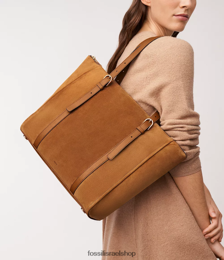 Fossil נשים קרלי טווט L8J0B6363 תיק אוּכָּף