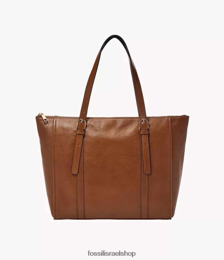 Fossil נשים קרלי טווט L8J0B6369 תיק חום