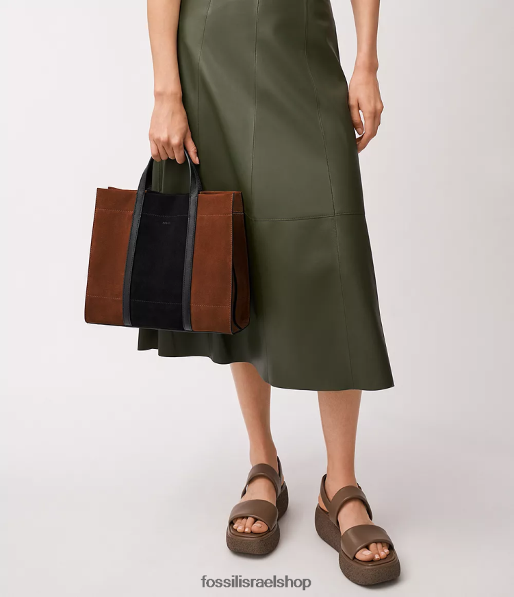 Fossil נשים כרמן קונה L8J0B6374 תיק חום