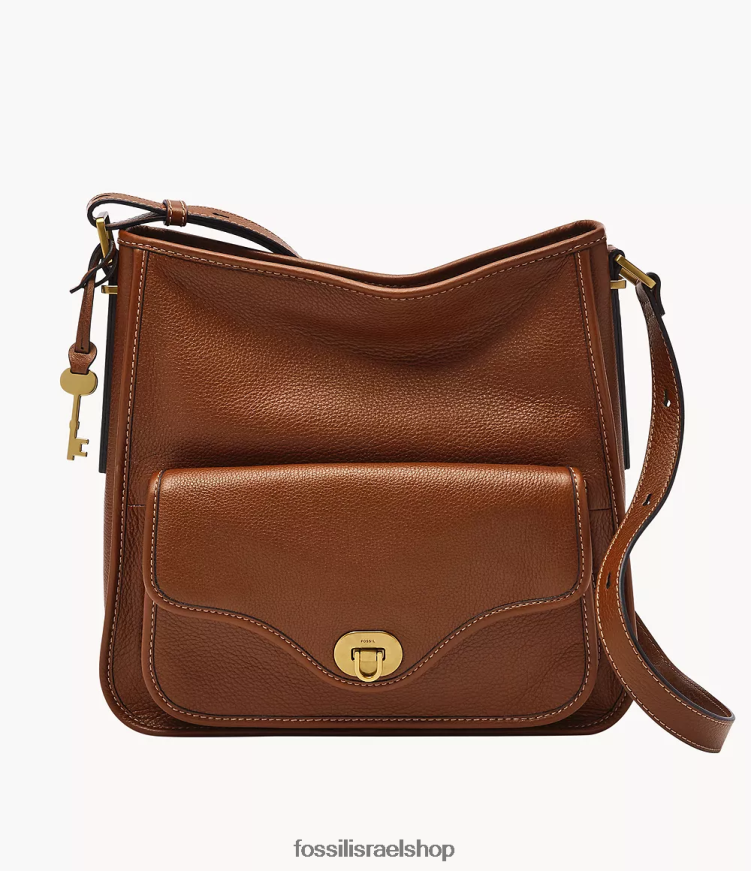 Fossil נשים נווד מורשת L8J0B6380 תיק חום