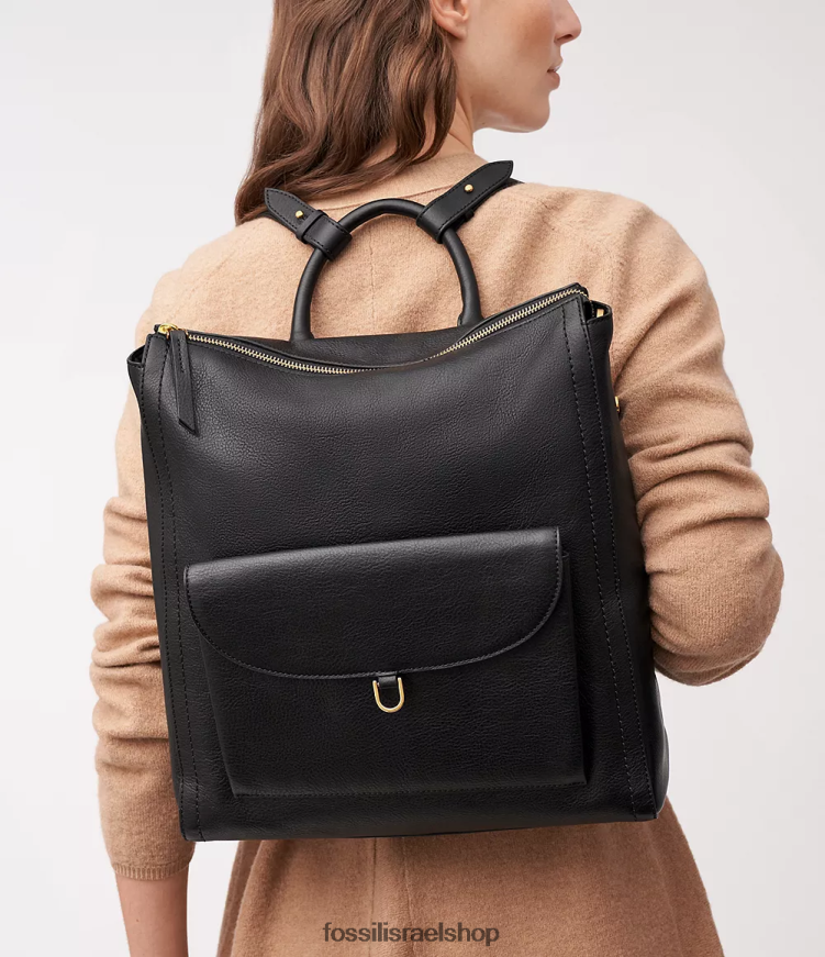 Fossil נשים תרמיל פרקר L8J0B6394 תיק שָׁחוֹר