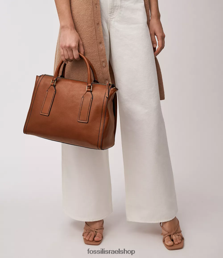 Fossil נשים ילקוט פרקר L8J0B6395 תיק חום