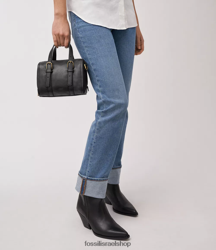 Fossil נשים ילקוט מיני של קארלי L8J0B6399 תיק שָׁחוֹר