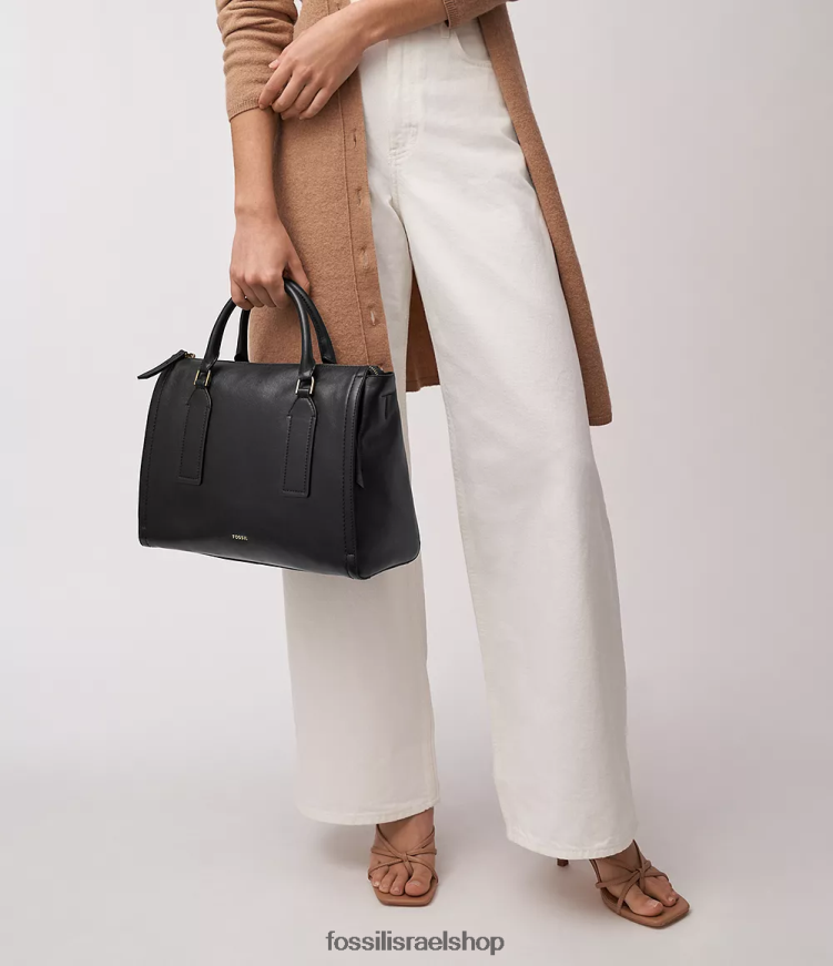 Fossil נשים ילקוט פרקר L8J0B6400 תיק שָׁחוֹר