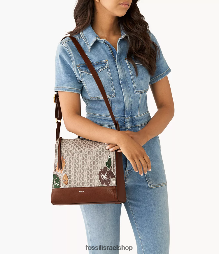 Fossil נשים אלינה תיק גב קטן להמרה L8J0B6405 תיק לְהִשְׁתַזֵף