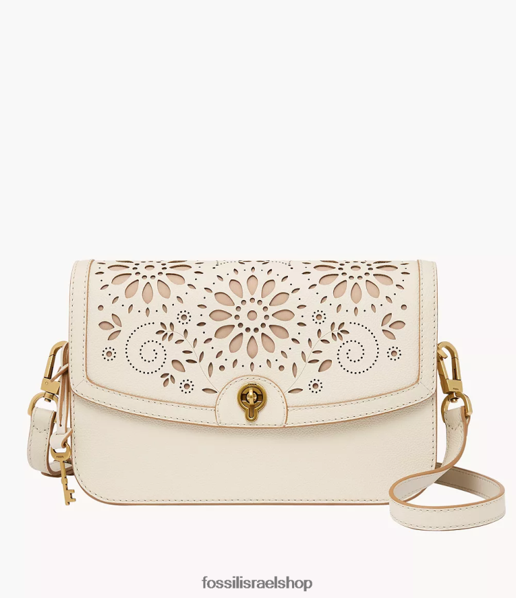 Fossil נשים אינסלי קרוסבודי L8J0B6414 תיק לבן