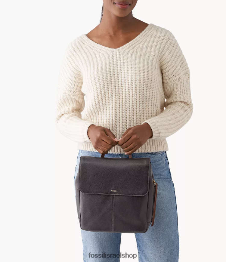 Fossil נשים תיק גב של קלייר L8J0B6430 תיק שָׁחוֹר