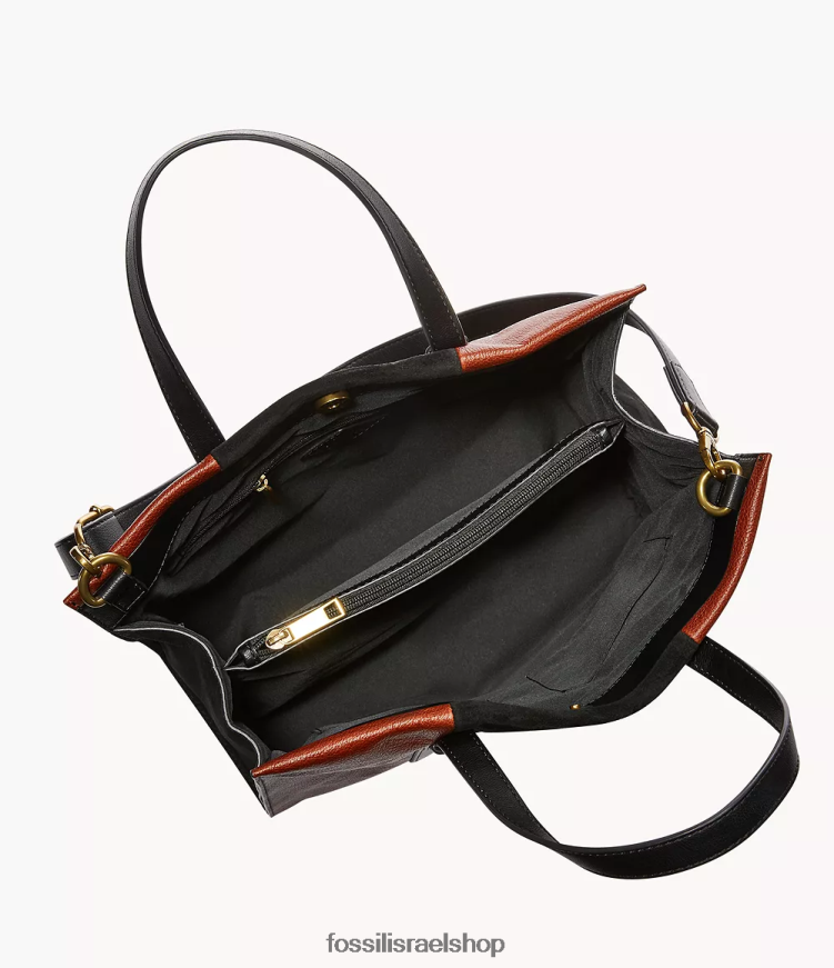 Fossil נשים תיק של קינגסטון L8J0B6445 תיק חום