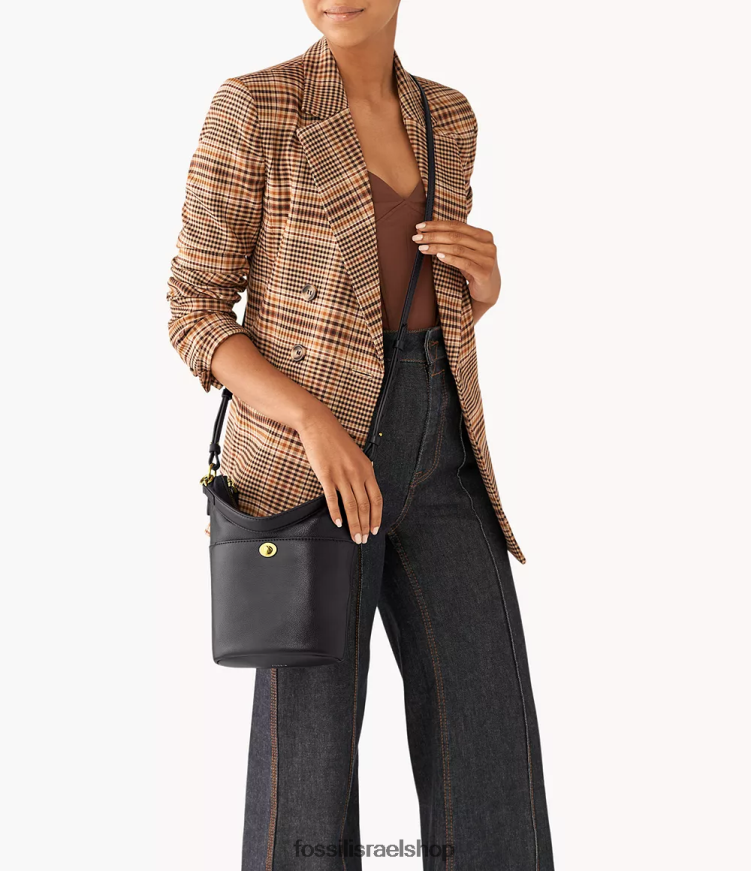 Fossil נשים נווד קטן L8J0B6475 תיק שָׁחוֹר