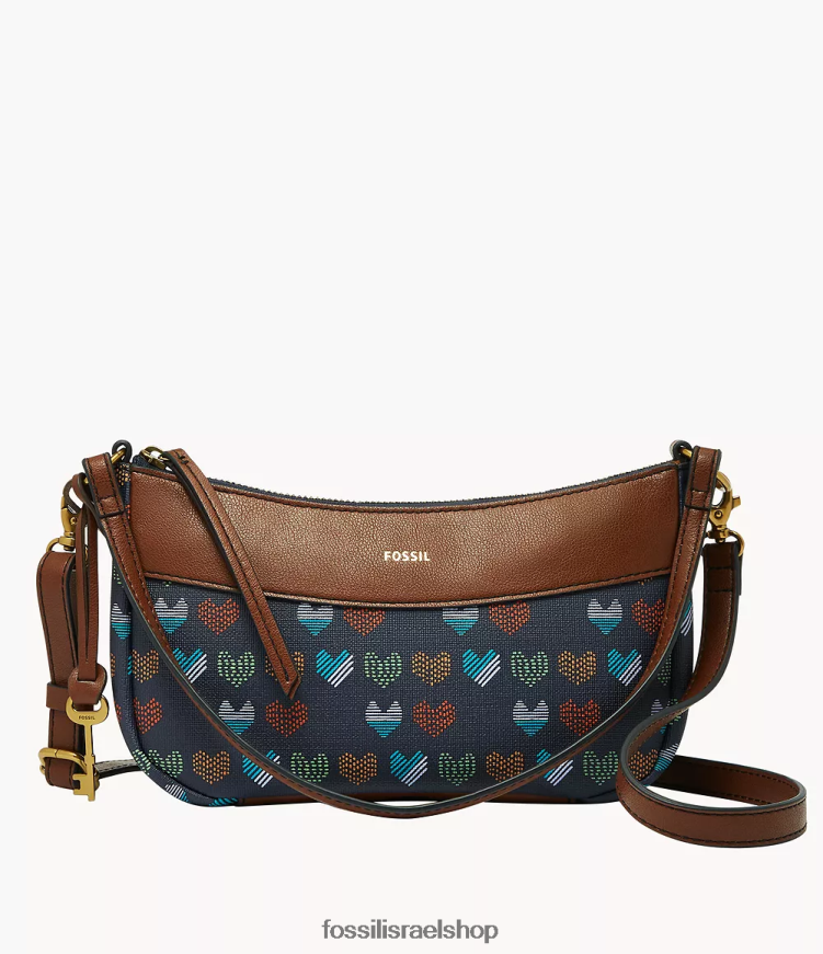 Fossil נשים בגט סקיילר L8J0B6480 תיק חיל הים