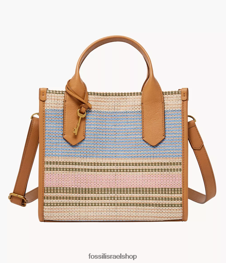 Fossil נשים ילקוט קיילר L8J0B6483 תיק פסים