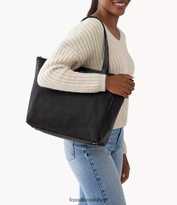 Fossil נשים סידני טווט L8J0B6495 תיק שָׁחוֹר