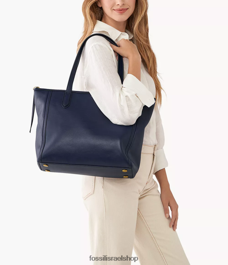 Fossil נשים סידני טווט L8J0B6509 תיק חיל הים