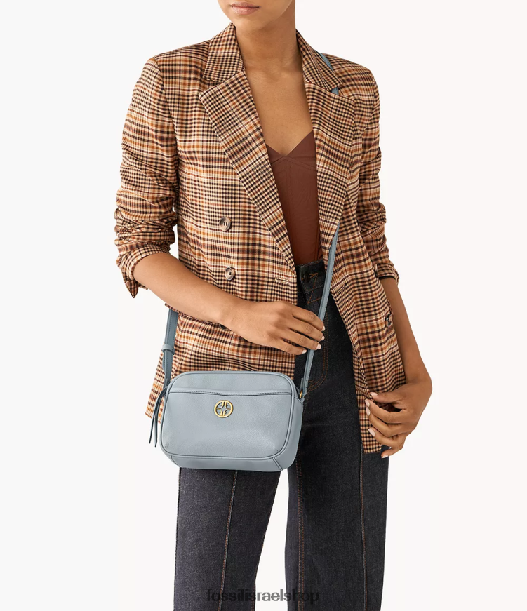 Fossil נשים תיק מצלמה של ברנון L8J0B6540 תיק כְּחוֹל