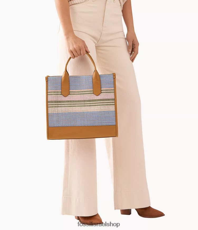 Fossil נשים קיילר טווט L8J0B6549 תיק פסים