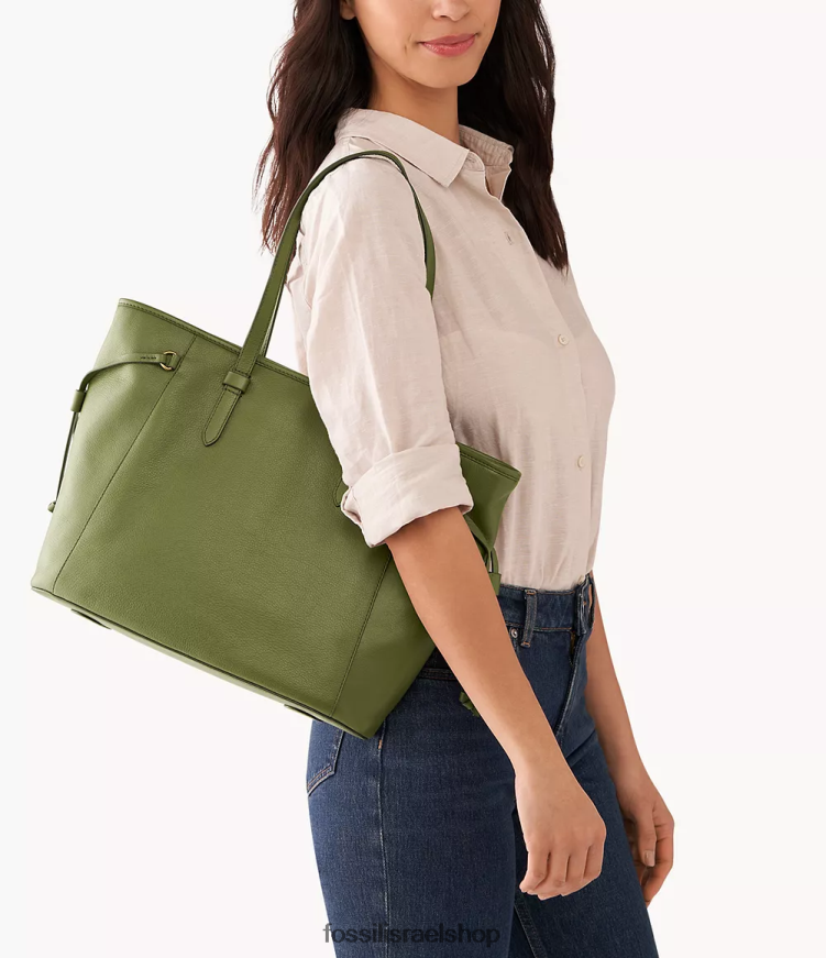 Fossil נשים צ'רלי טוט L8J0B6570 תיק זית