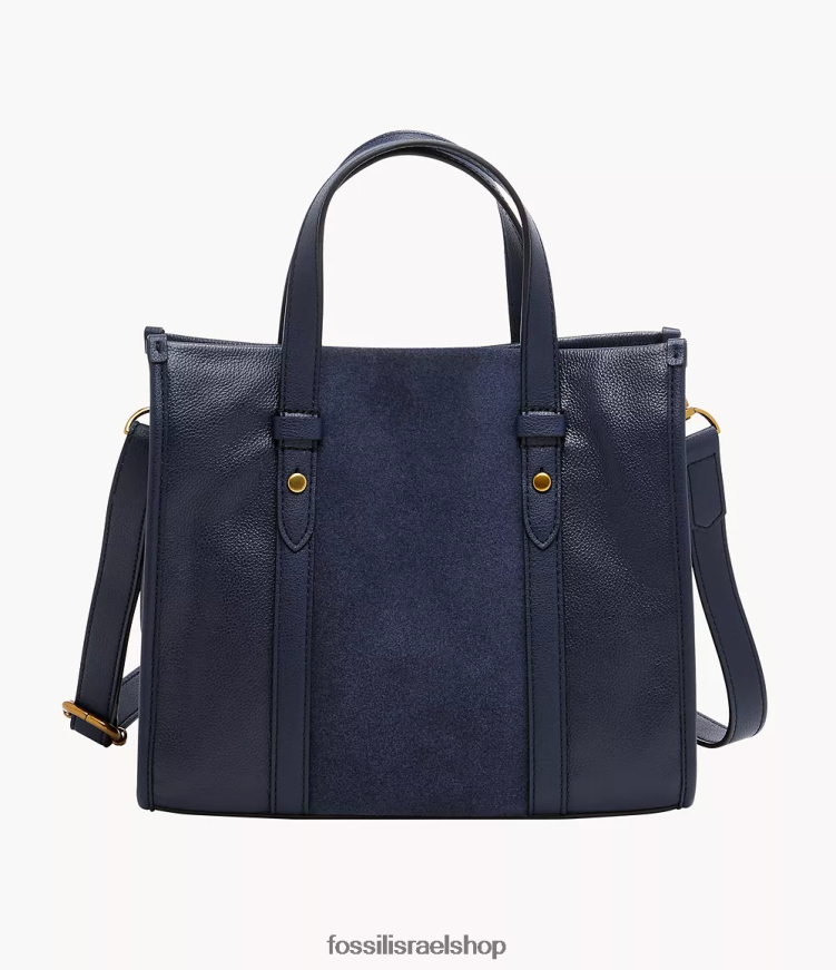 Fossil נשים ילקוט קינגסטון L8J0B6576 תיק חיל הים