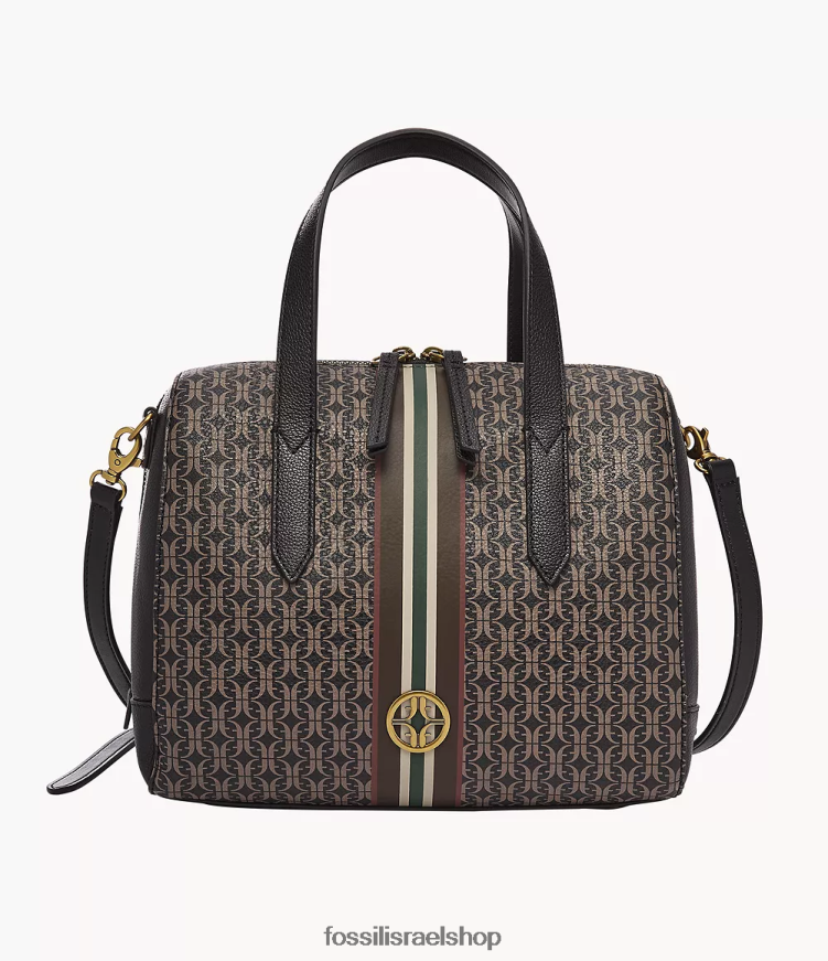 Fossil נשים ילקוט סידני L8J0B6588 תיק שָׁחוֹר