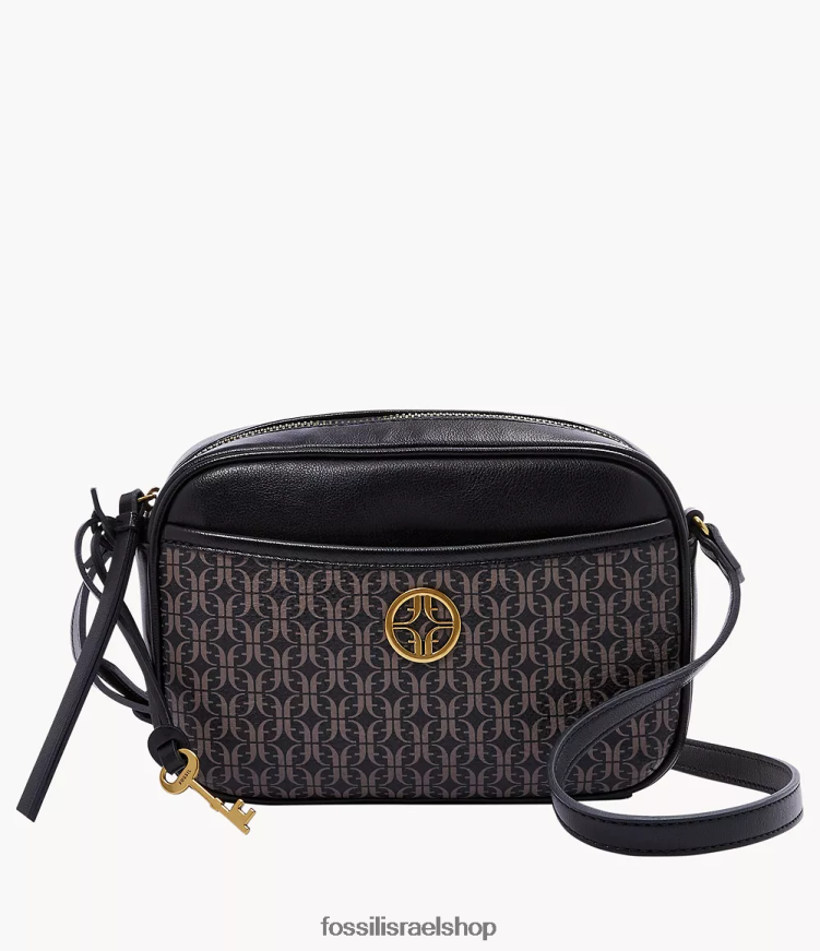 Fossil נשים תיק מצלמה של ברנון L8J0B6609 תיק שָׁחוֹר