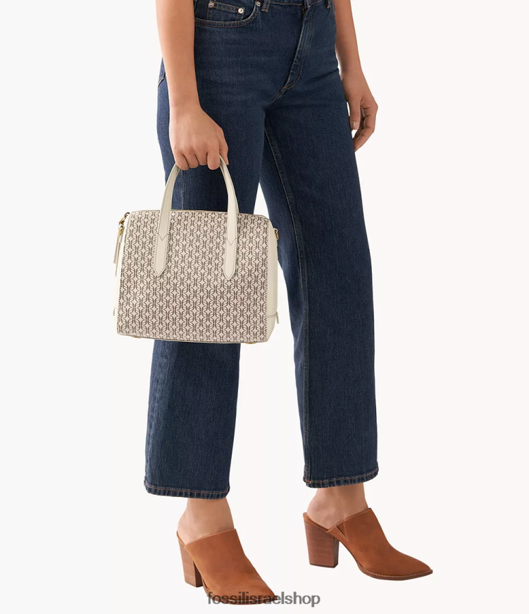 Fossil נשים ילקוט סידני L8J0B6631 תיק לבן