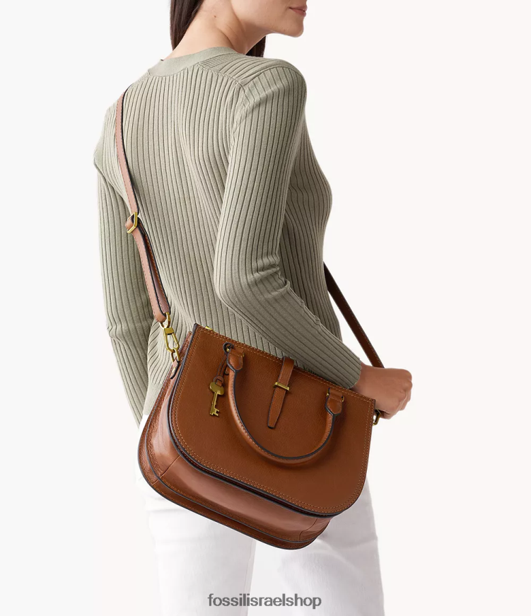 Fossil נשים ילקוט ריידר L8J0B6637 תיק חום