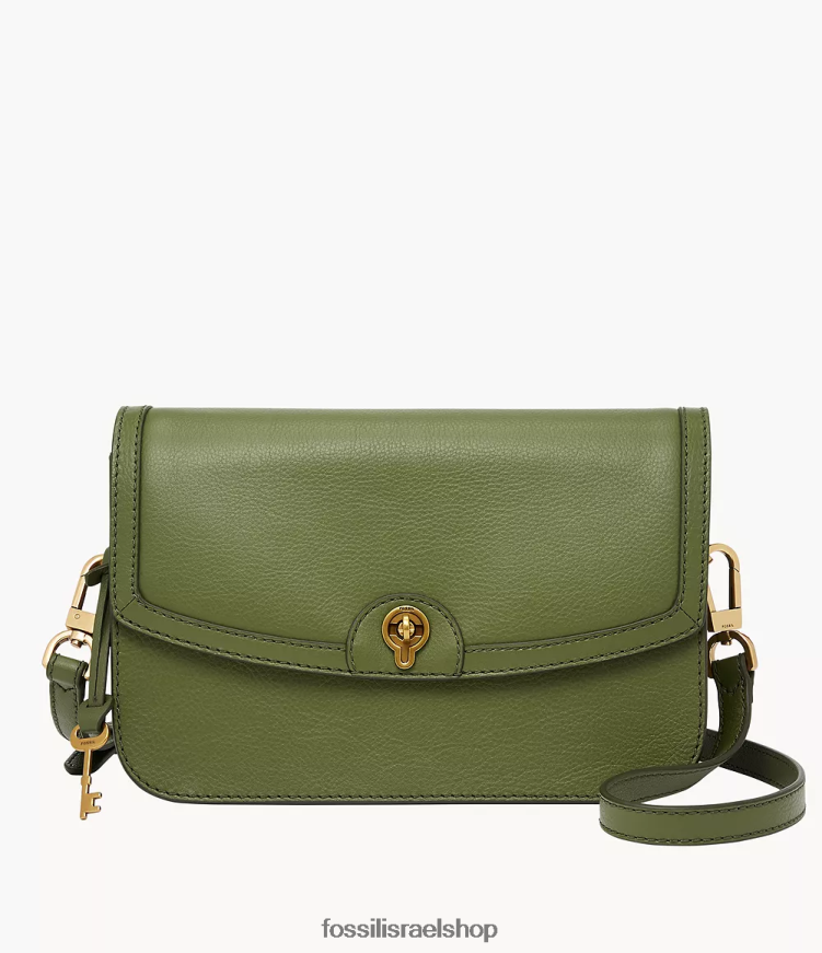 Fossil נשים אינסלי קרוסבודי L8J0B6661 תיק זית