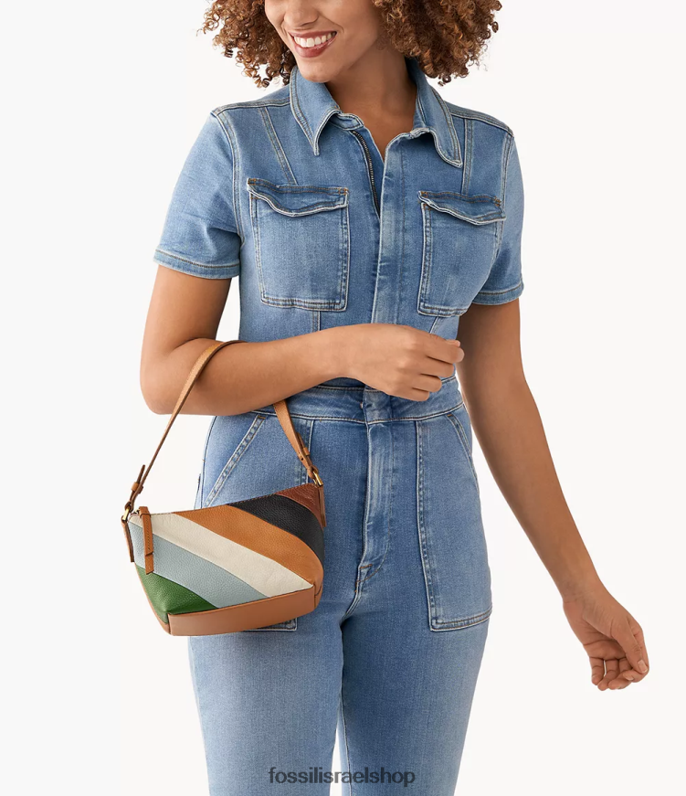 Fossil נשים ג'וליאנה מיני נווד L8J0B6693 תיק רַב