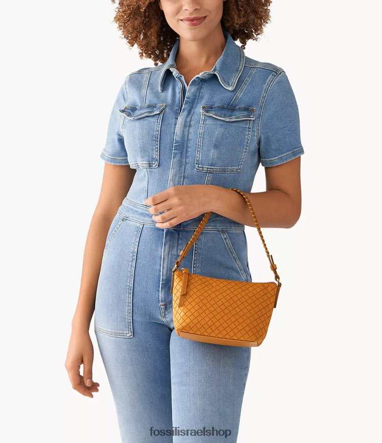 Fossil נשים ג'וליאנה מיני נווד L8J0B6695 תיק גָמָל