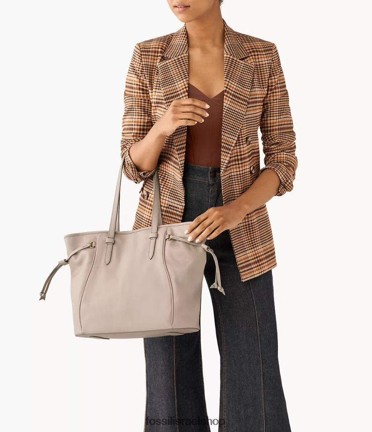 Fossil נשים שקית צ'רלי L8J0B6697 תיק אפור