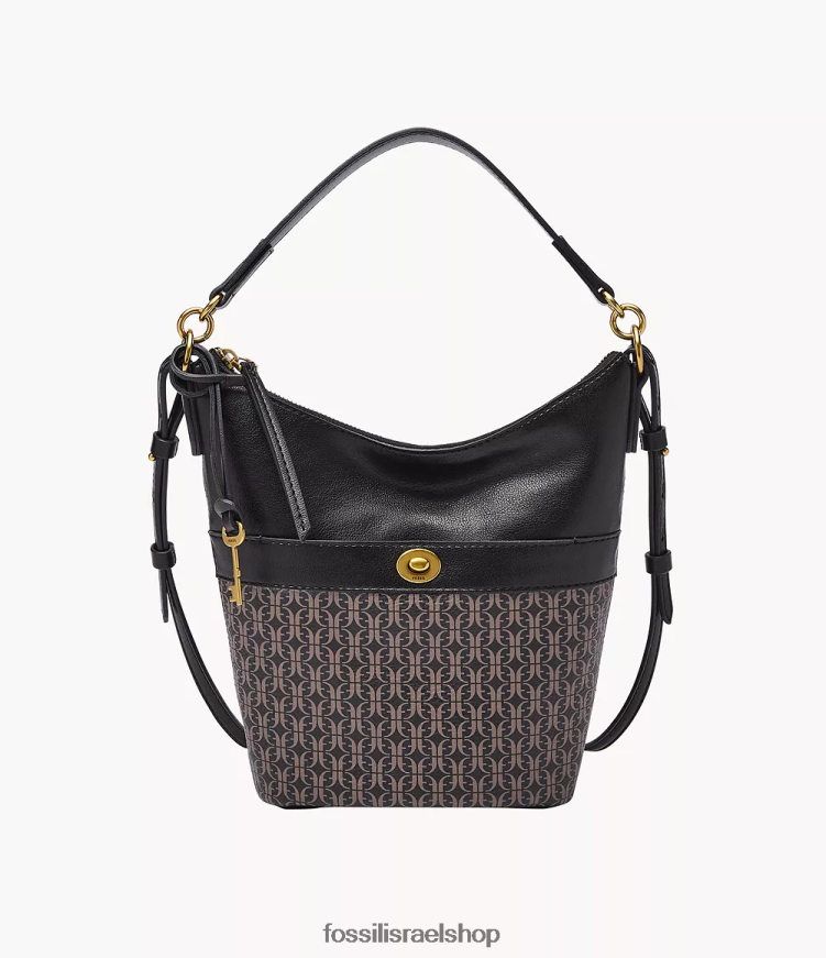 Fossil נשים נווד קטן L8J0B6698 תיק שָׁחוֹר