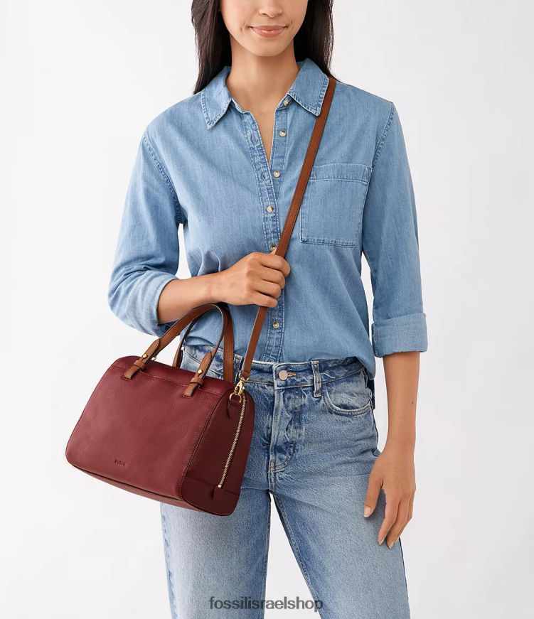 Fossil נשים ילקוט רייצ'ל L8J0B6733 תיק אָדוֹם